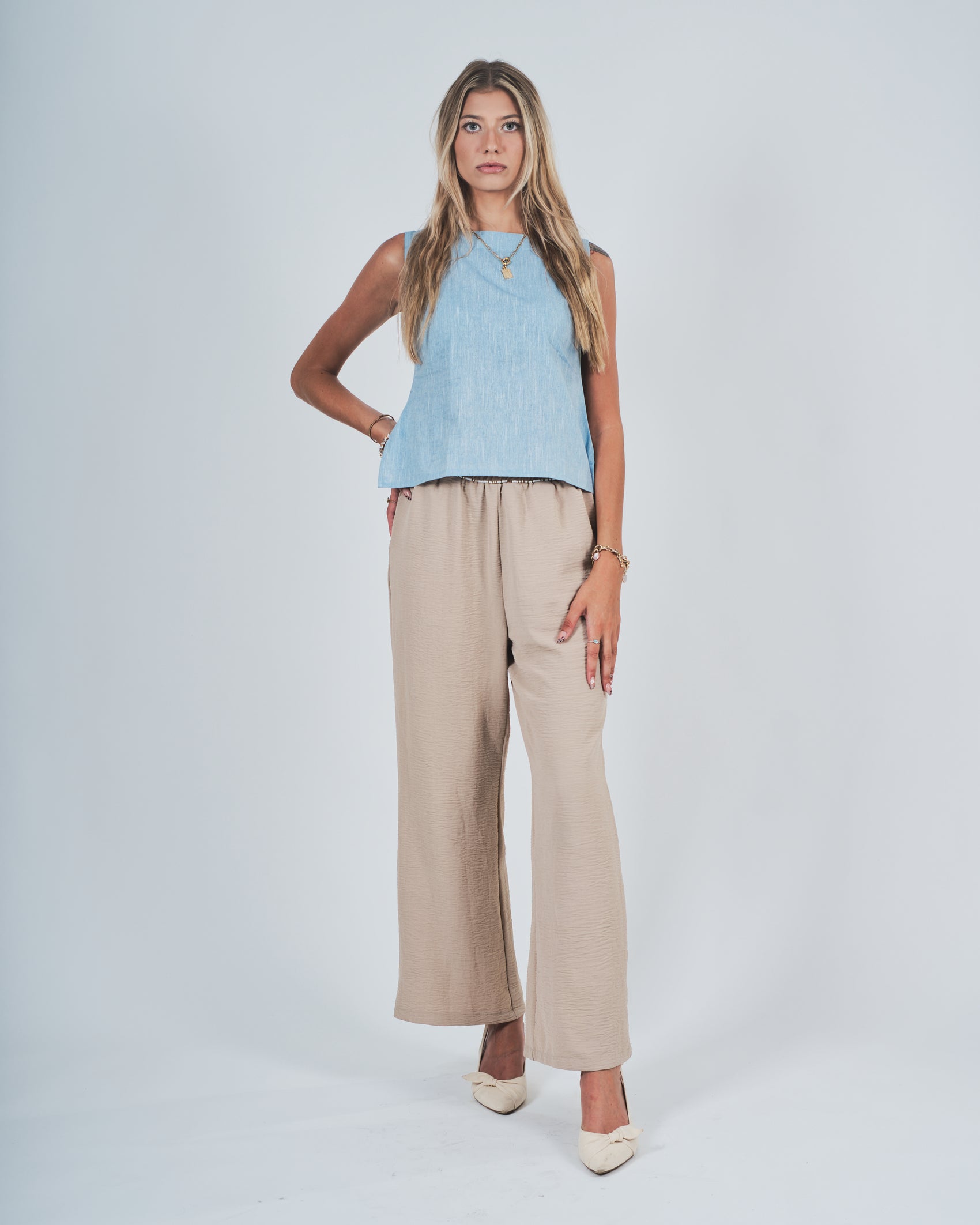 Handloom Boat-Neck Top