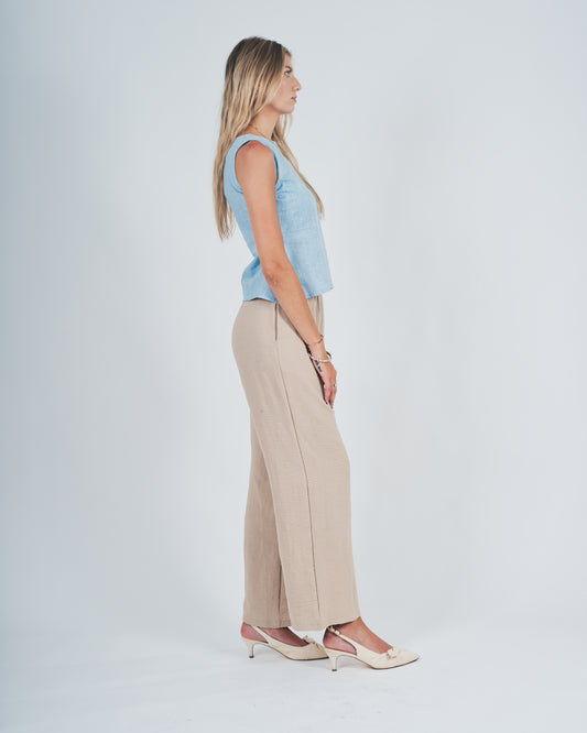 Handloom Boat-Neck Top