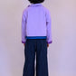 Cropped Corduroy Cardigan - Lavender